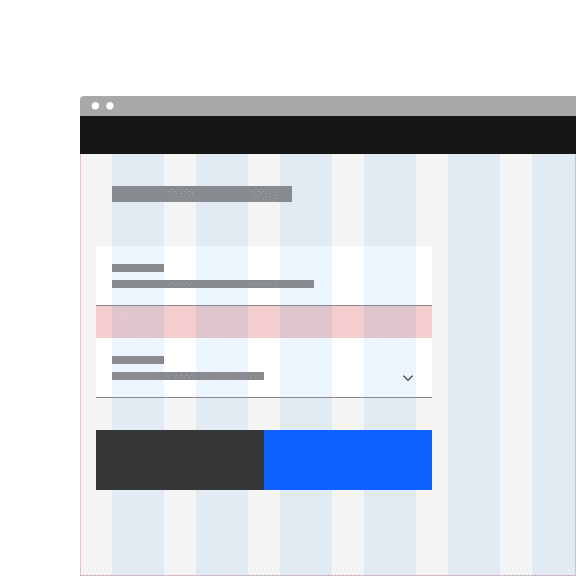An example showing incorrectly arranged fluid inputs