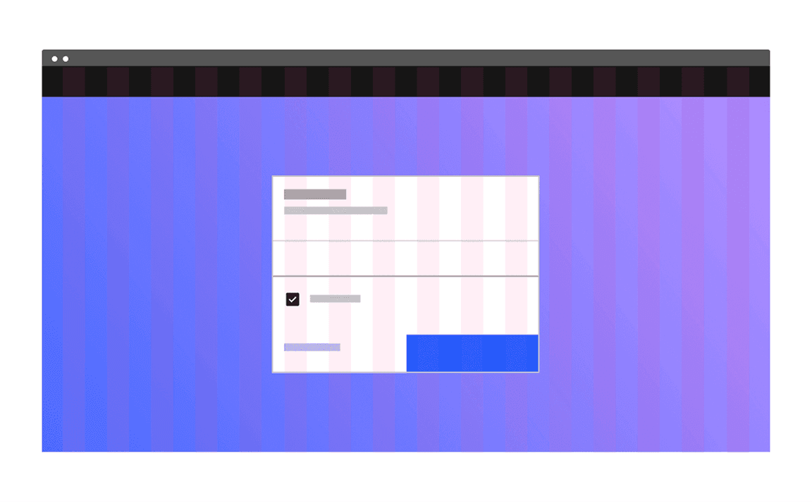Example of centered login forms paired with a background texture
